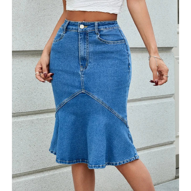 Denim skirt